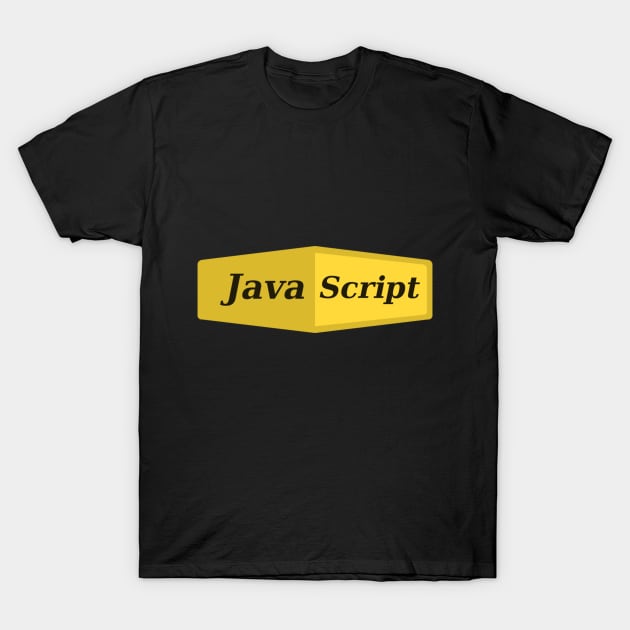 Javascript Badge T-Shirt by mangobanana